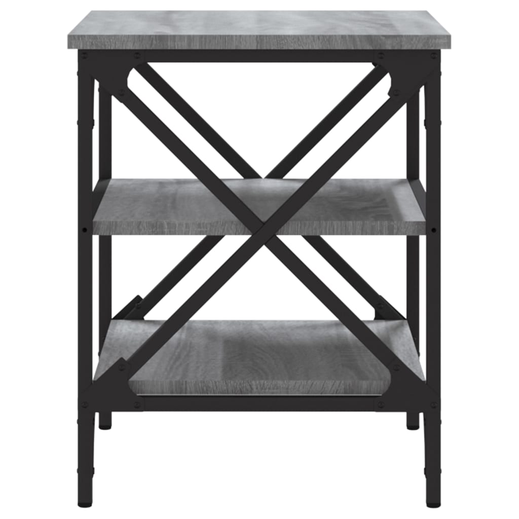 Beistelltisch Schwarz 40x42x50 cm Holzwerkstoff