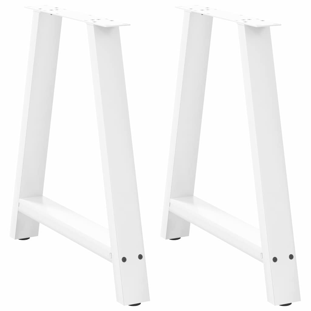 Couchtischbeine A-Form 2 Stk. 30x(30-31) cm Stahl