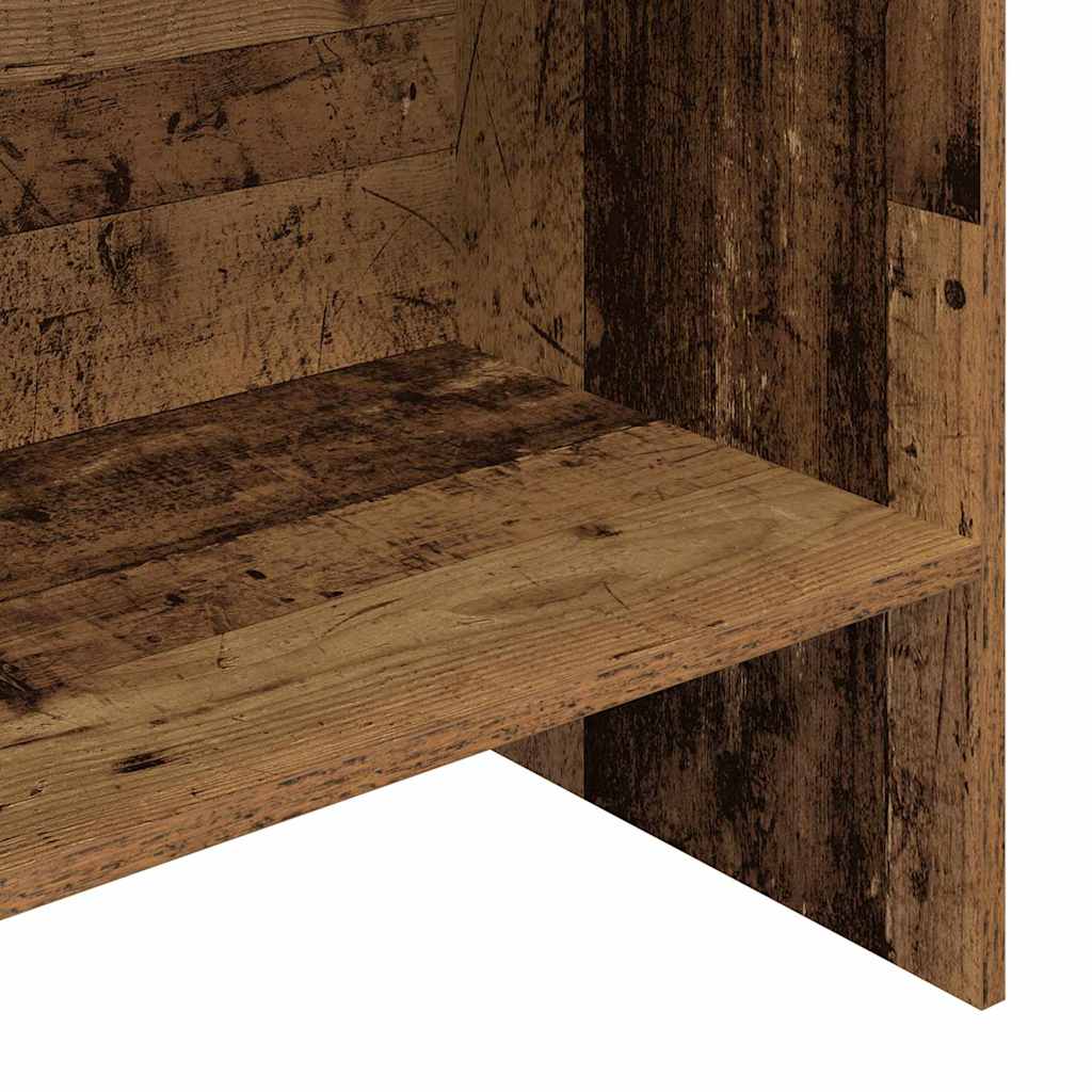 Bücherregal Weiß 60x35x180 cm Holzwerkstoff