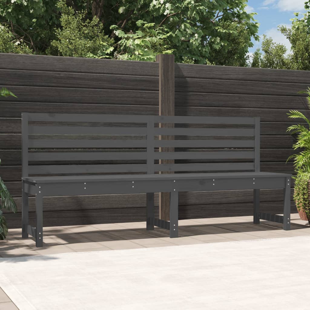 Gartenbank 109 cm Massivholz Kiefer