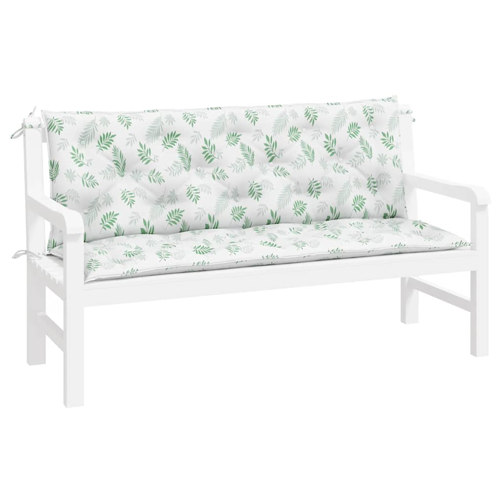 Gartenbank-Auflage Anthrazit 100x(50+50)x7 cm Oxford-Gewebe