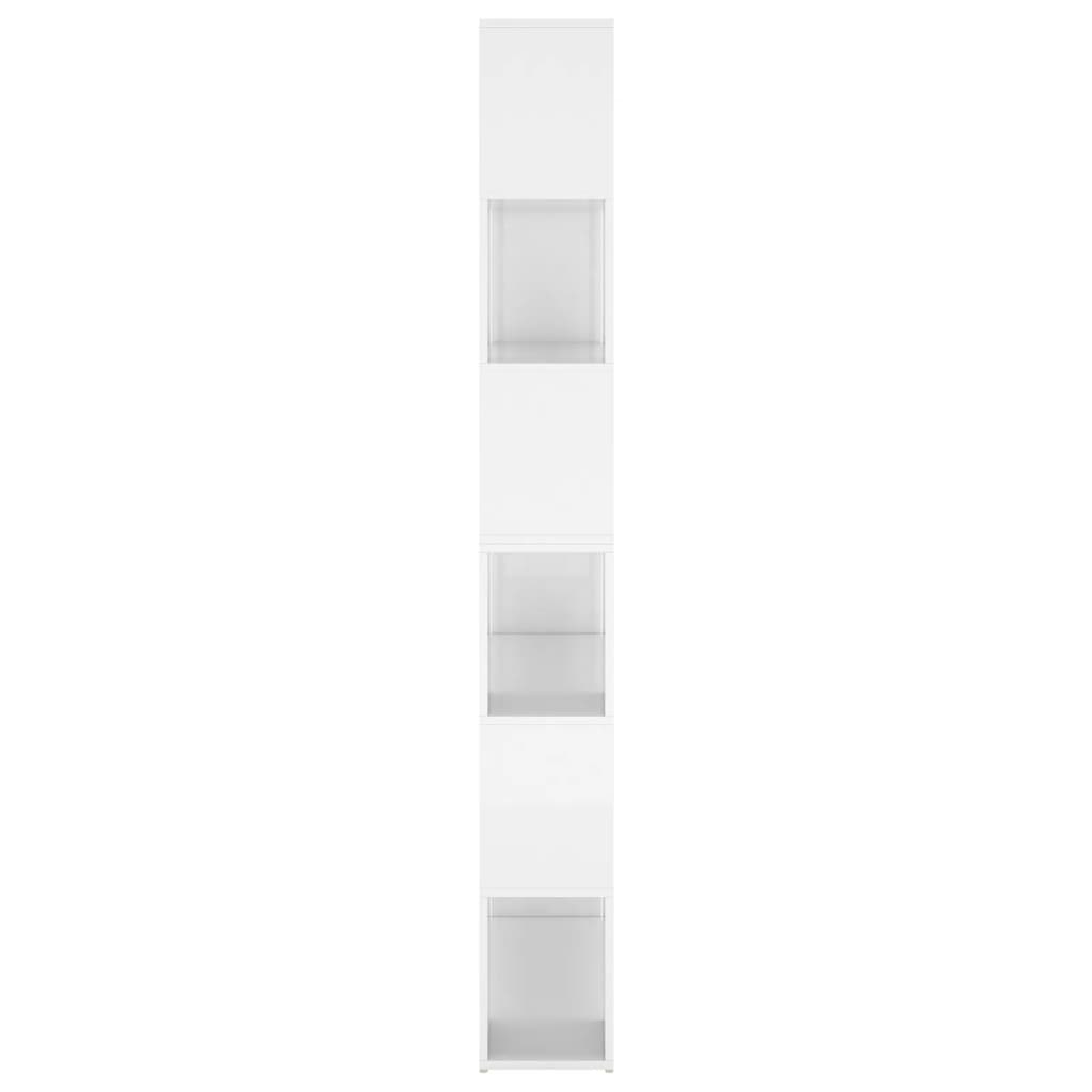 Bücherregal Raumteiler Weiß 100x24x188 cm