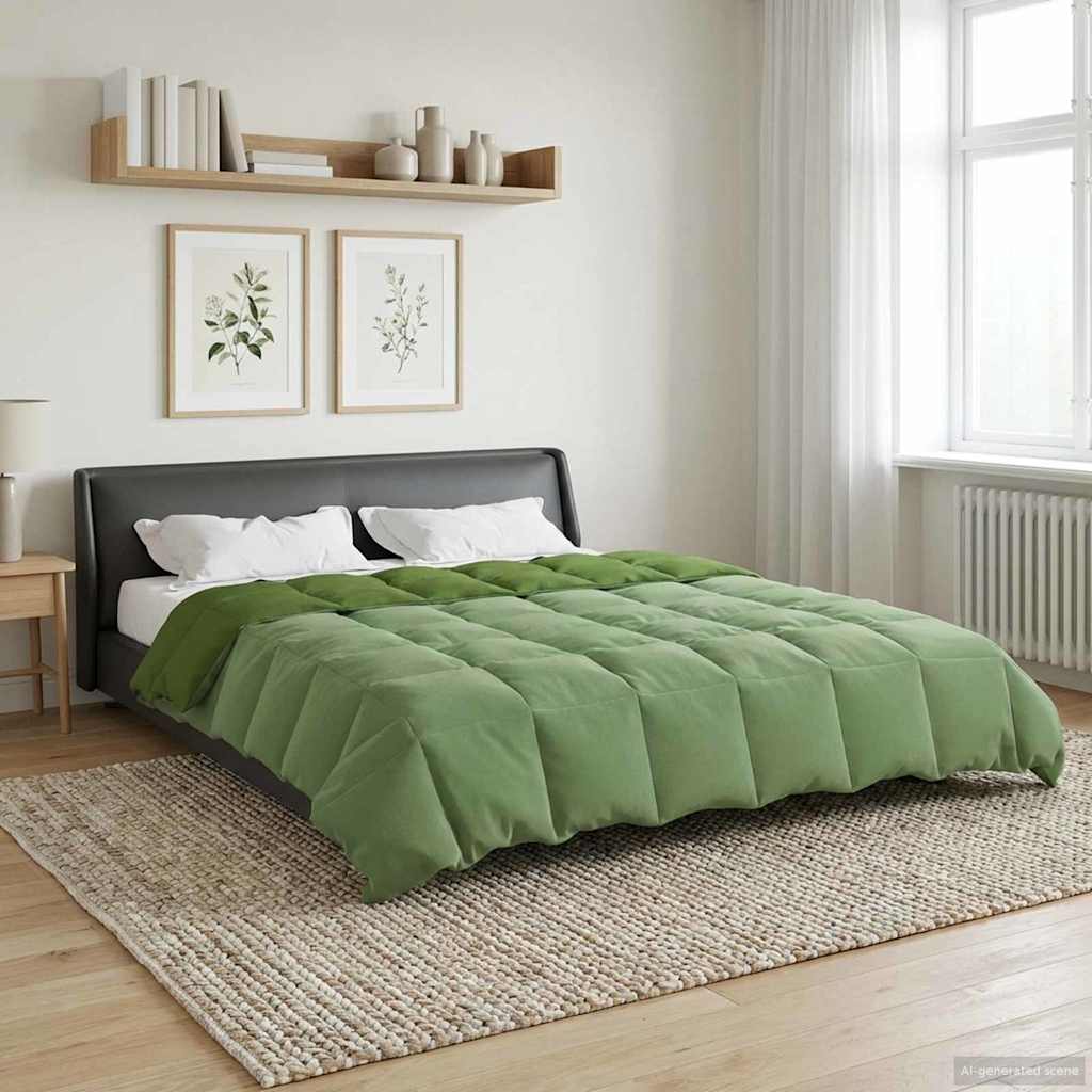 Ganzjahresbettdecke Anthrazit 135 x 200 cm Mikrofaser
