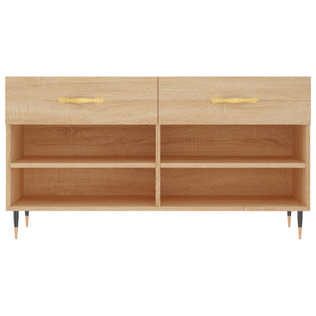Schuhbank Weiß 102x35x55 cm Holzwerkstoff