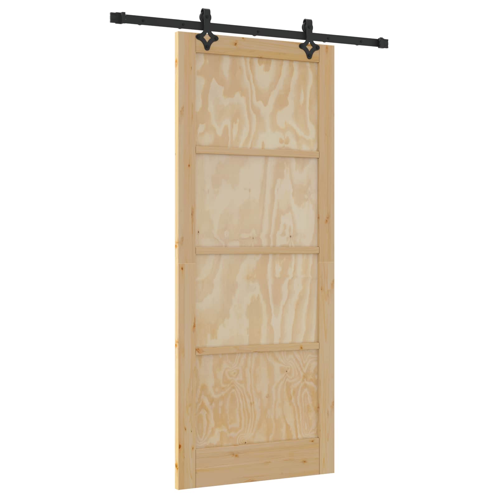 Schiebetür ORKDAL Natur 61 x 198,5 cm Massives Kiefernholz