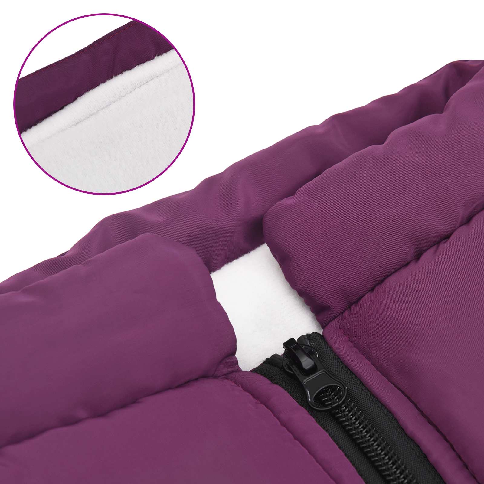 Hundemantel Rot L24 Fleece und Polyester