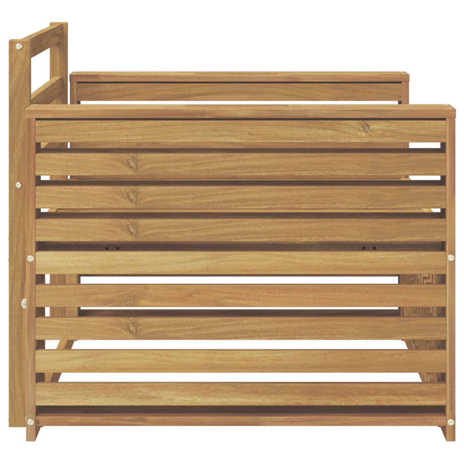 2 Stück Outdoor-Sofa Natur