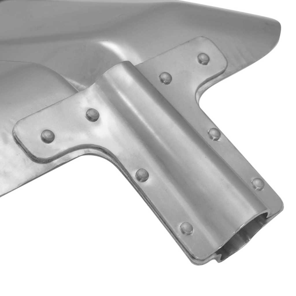 Schaufelkopf Silber 43 x 32,5 cm Aluminium