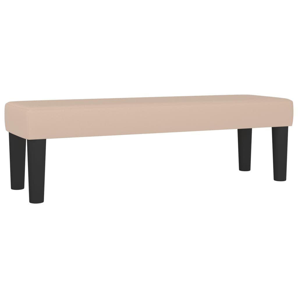 Sitzbank Grau 70x30x30 cm Kunstleder