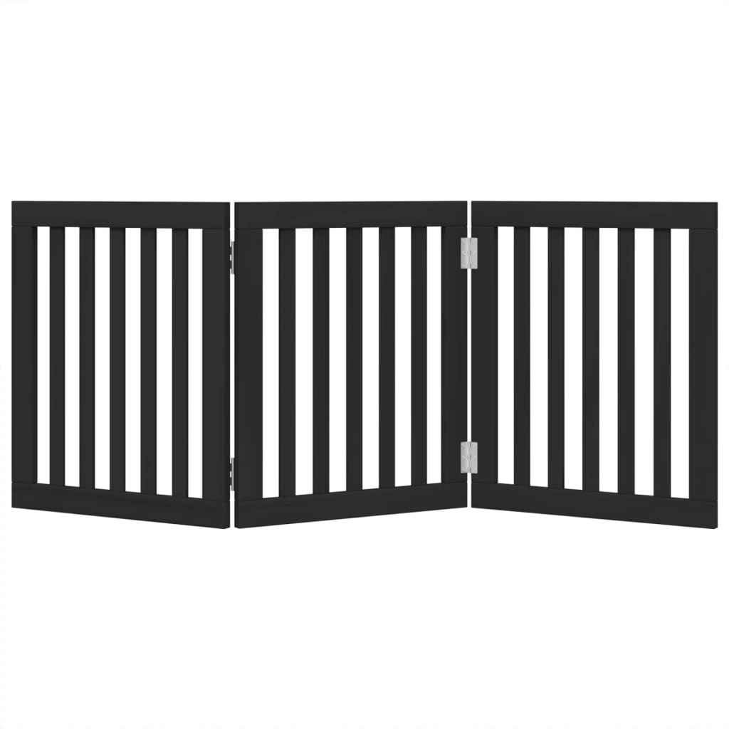 Hundegitter Faltbar 3 Paneele 150 cm Pappelholz