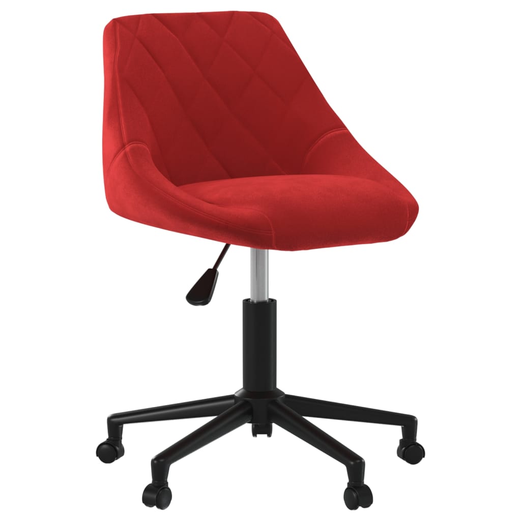 Bürostuhl Drehbar Creme Samt
