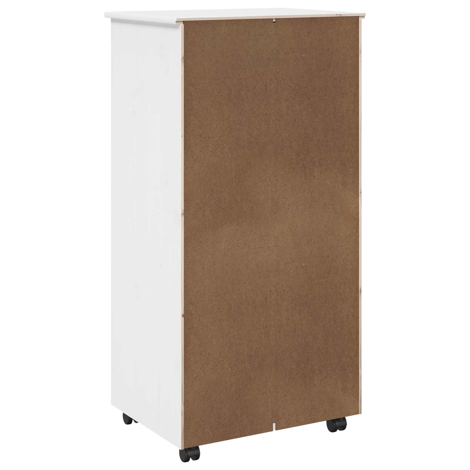 Rollschrank Honigbraun 53 x 39 x 103 cm Massivholz Kiefer