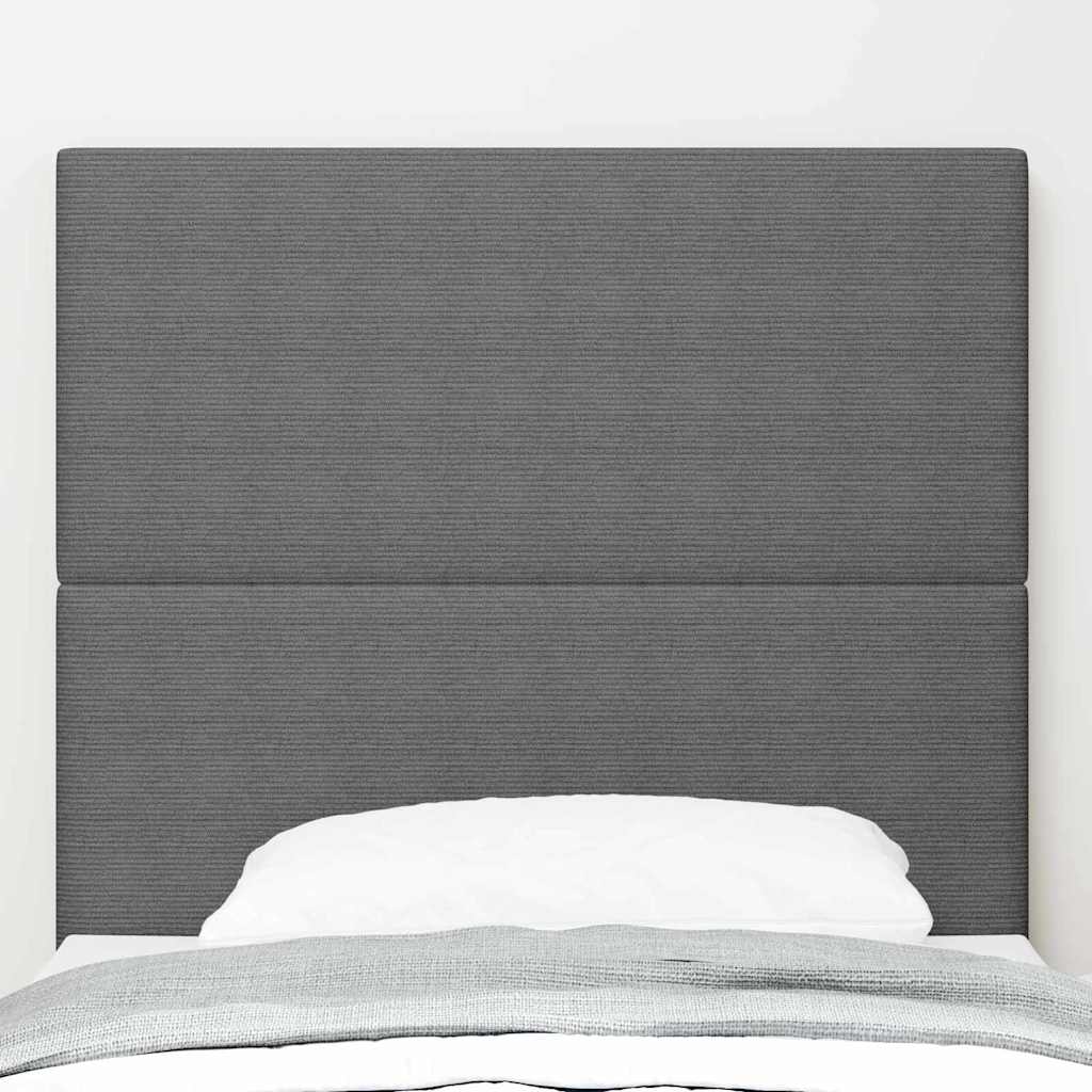 Kopfteil Hellgrau 80 cm Cordstoff