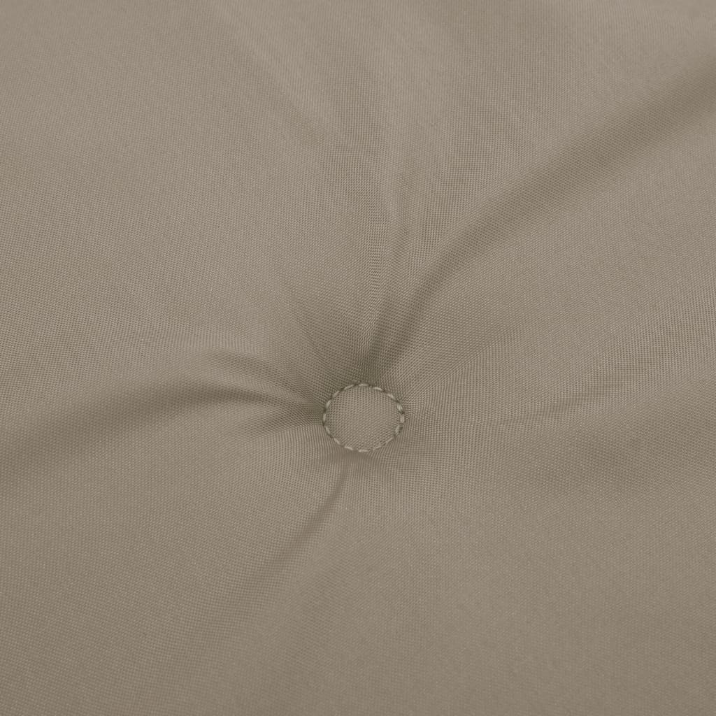 Liegestuhl-Auflagen 2 Stk. Creme Oxford-Gewebe