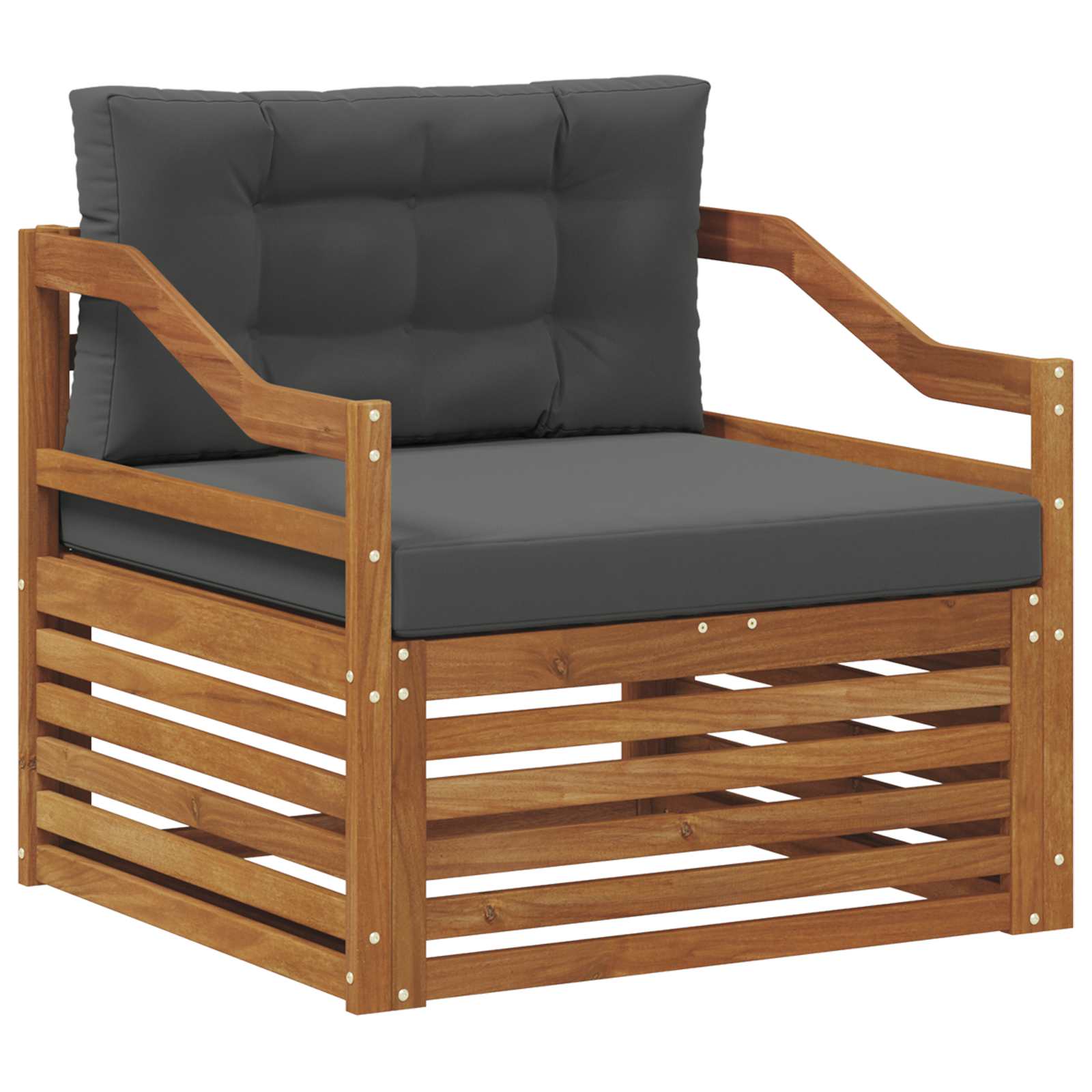 2 Stück Outdoor-Sofa Natur
