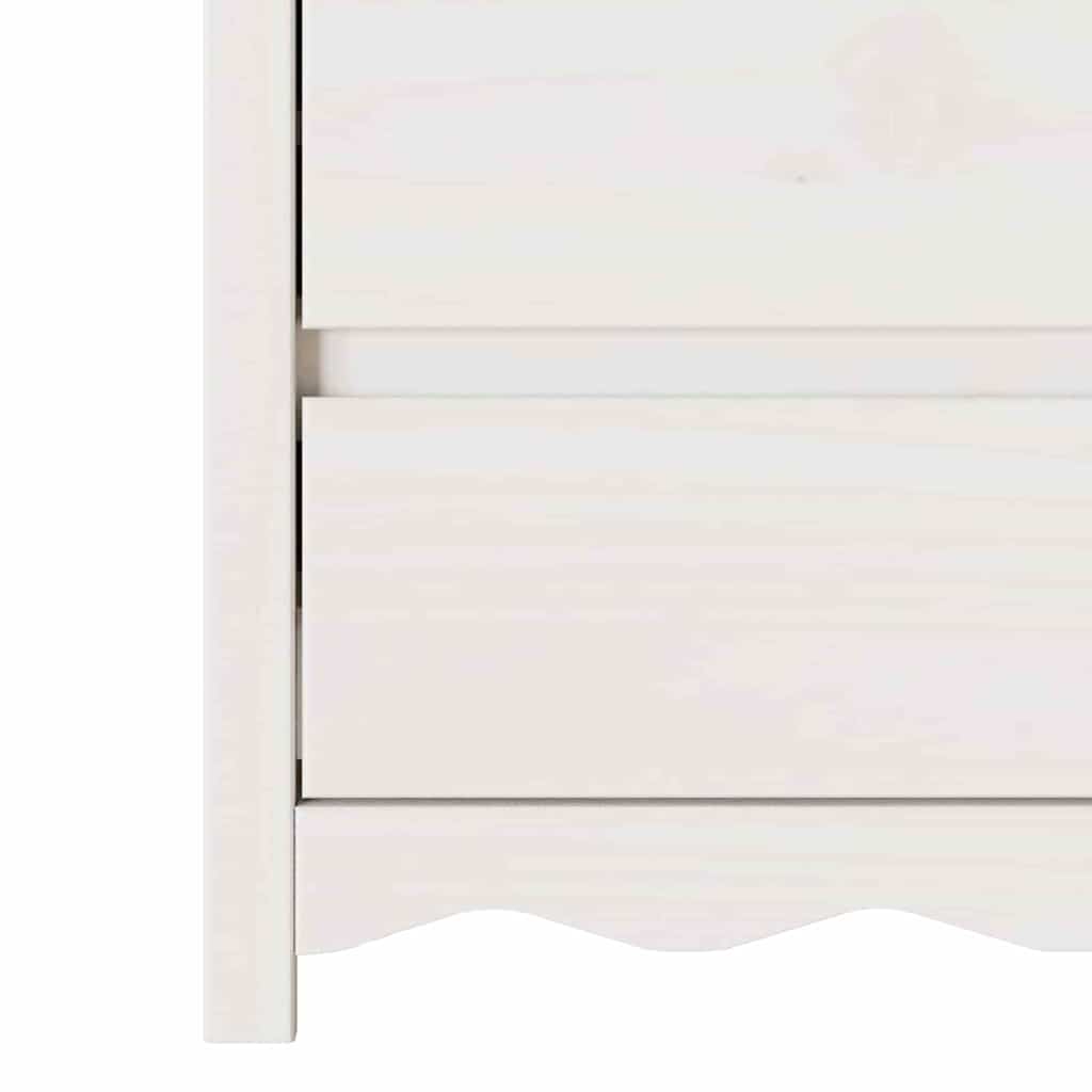 Kommode Drammen Eiche 76,5 x 40 x 91 cm Massivholz Kiefer