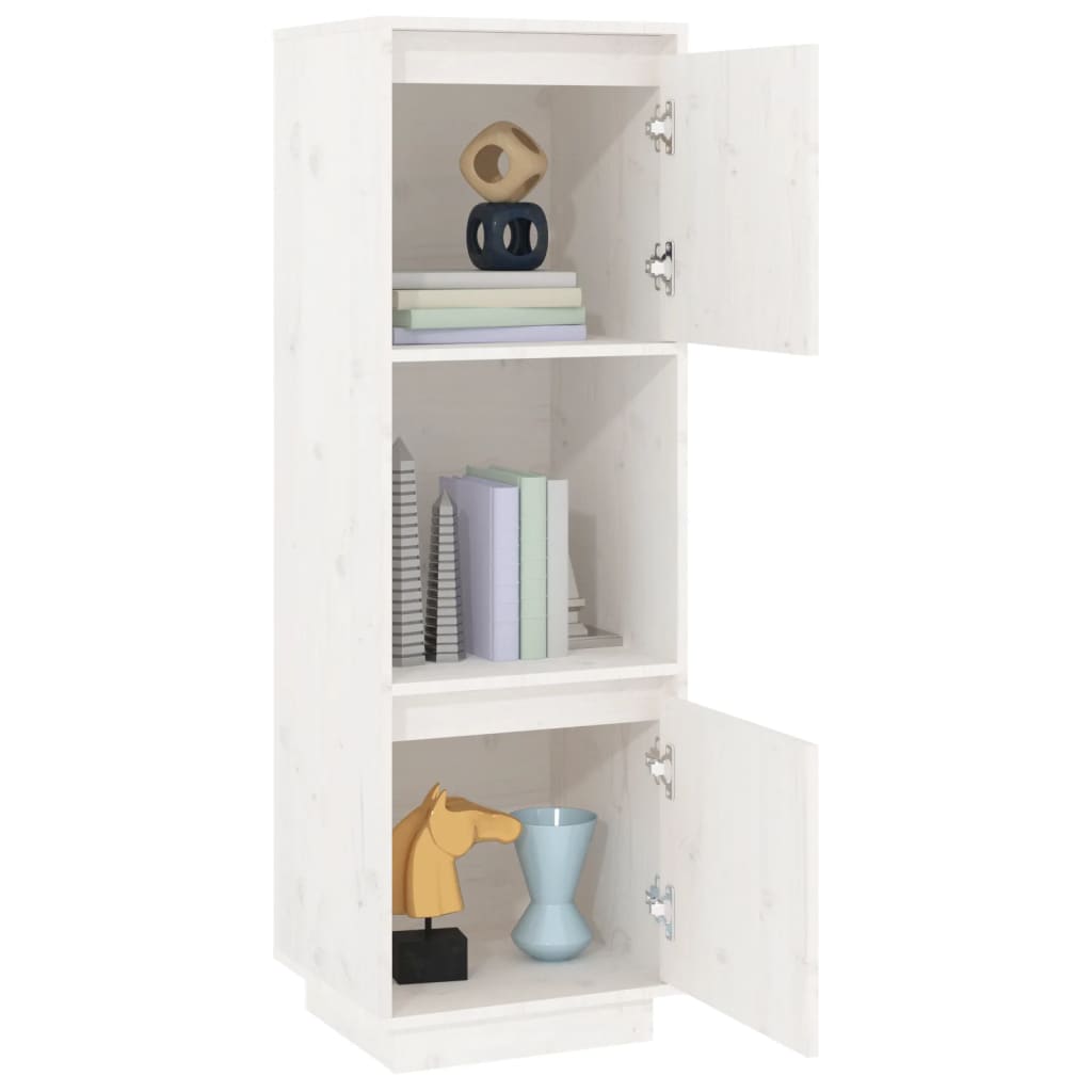 Highboard 38x35x117 cm Massivholz Kiefer