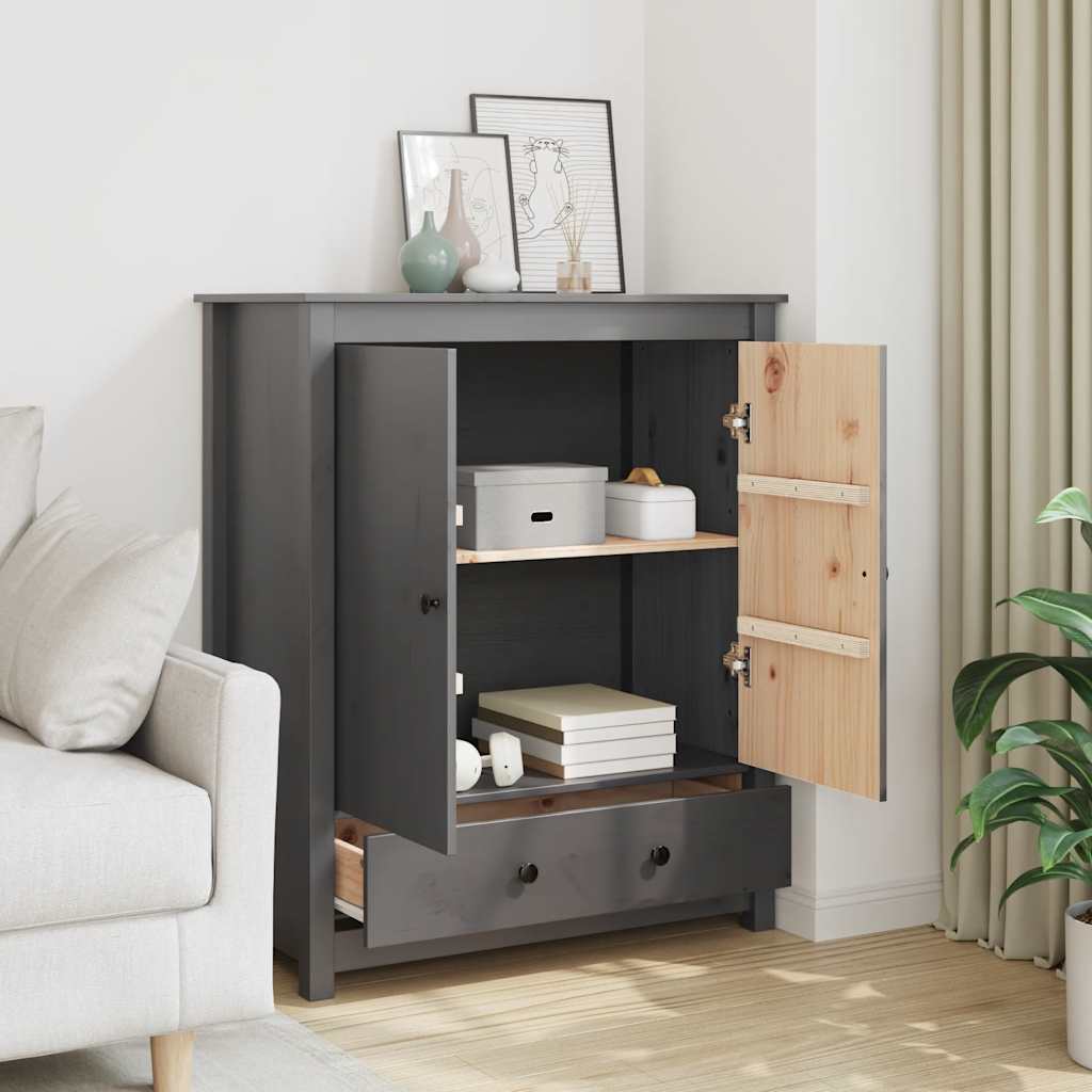 Highboard 83x41,5x100 cm Massivholz Kiefer
