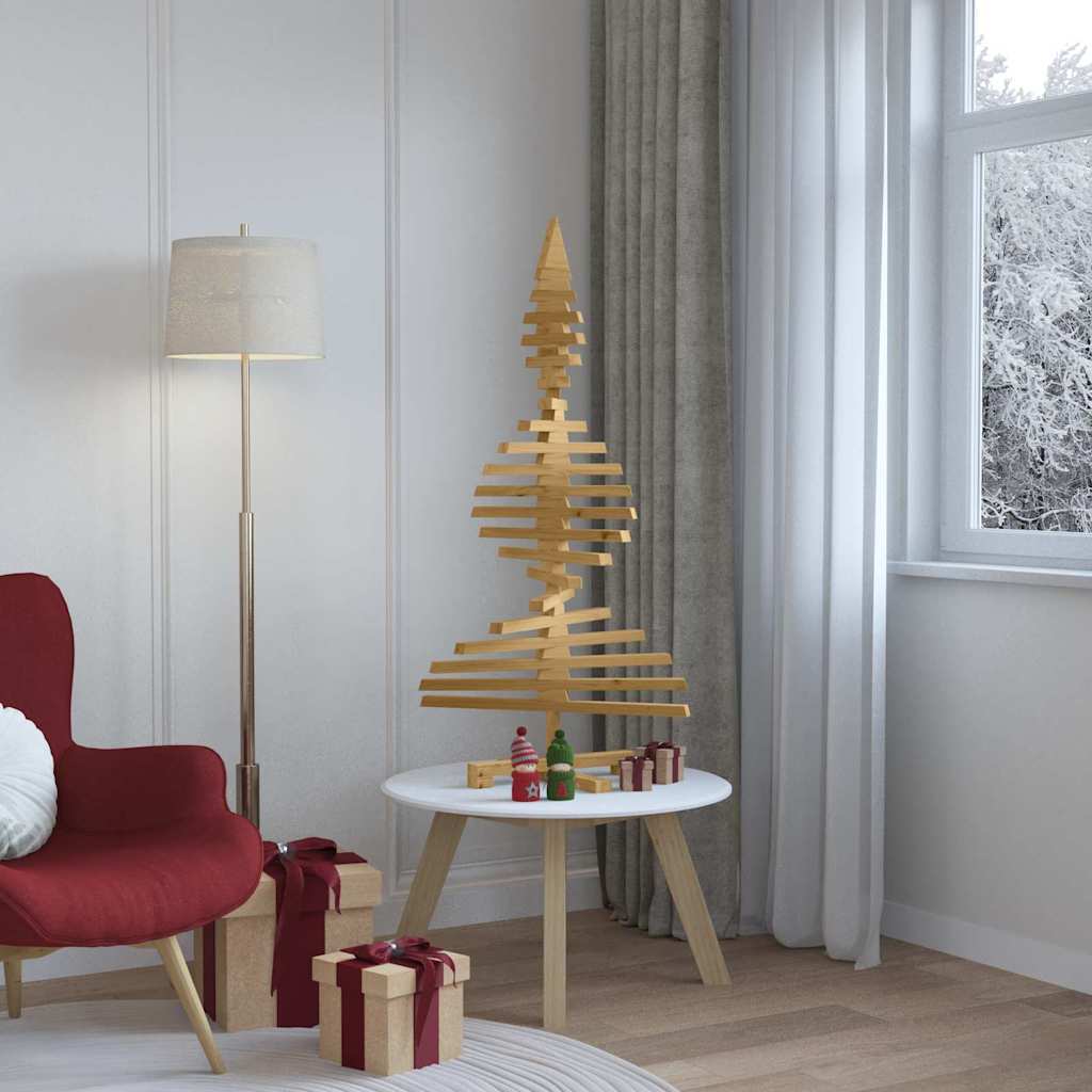Weihnachtsbaum Holz zum Schmücken 60 cm Massivholz Kiefer