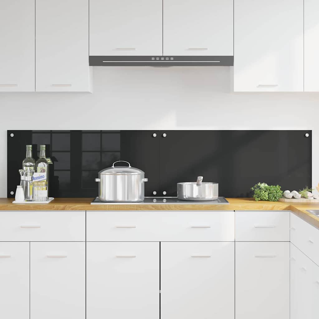 Küchenrückwand 2 pcs Weiß 70 x 40 cm Gehärtetes Glas