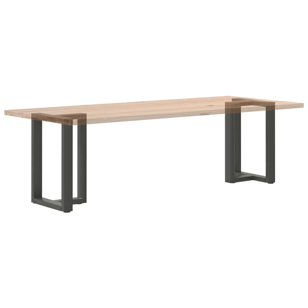 Couchtischbeine T-Form 2 Stk. Schwarz 30x25x(30-31) cm Stahl