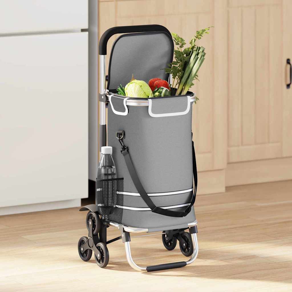 Einkaufswagen Schwarz 47 x 39 x 100,5 cm Oxford-stoff