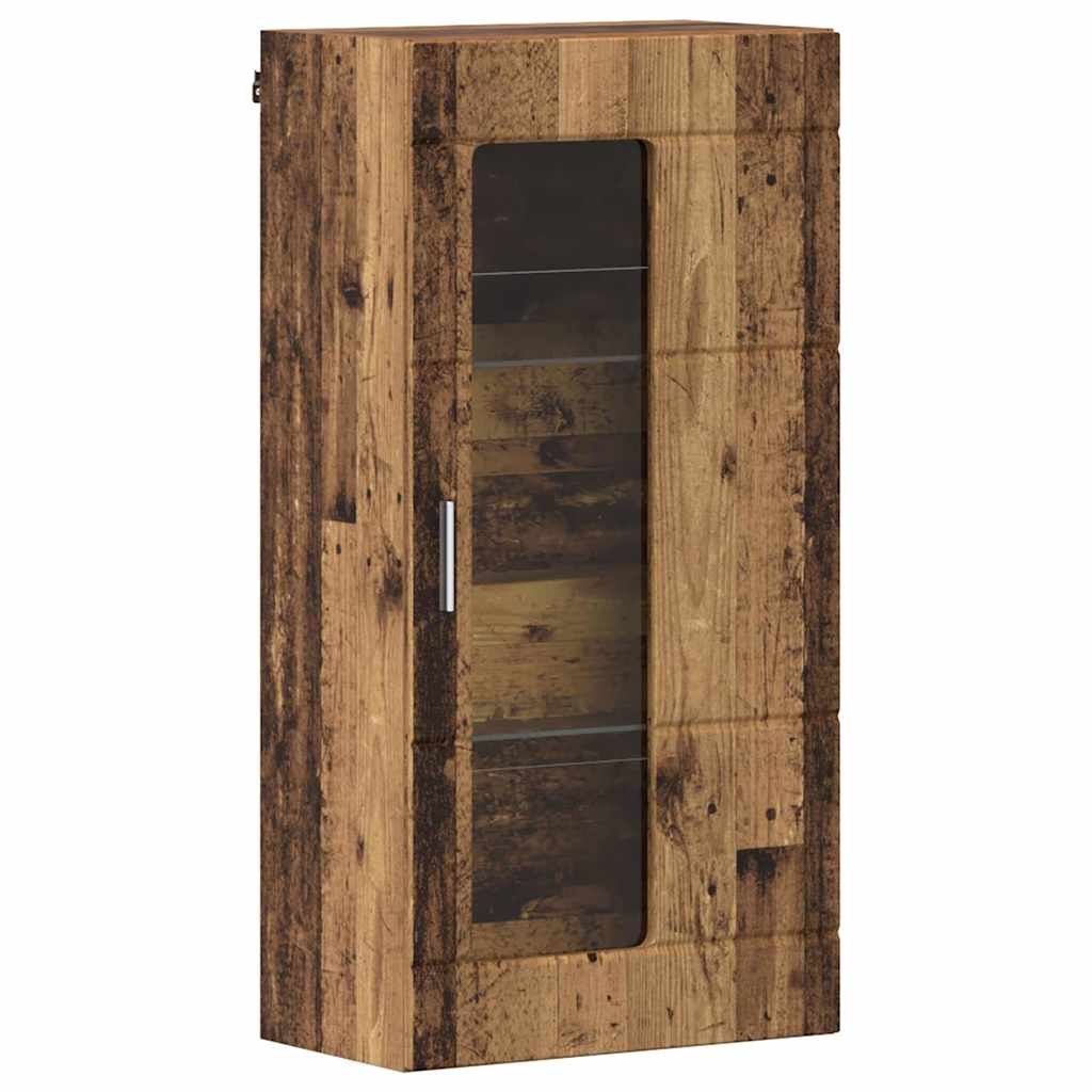 Highboard mit Regal FLORIN Weiß 60 x 35 x 182 cm Holzwerkstoff