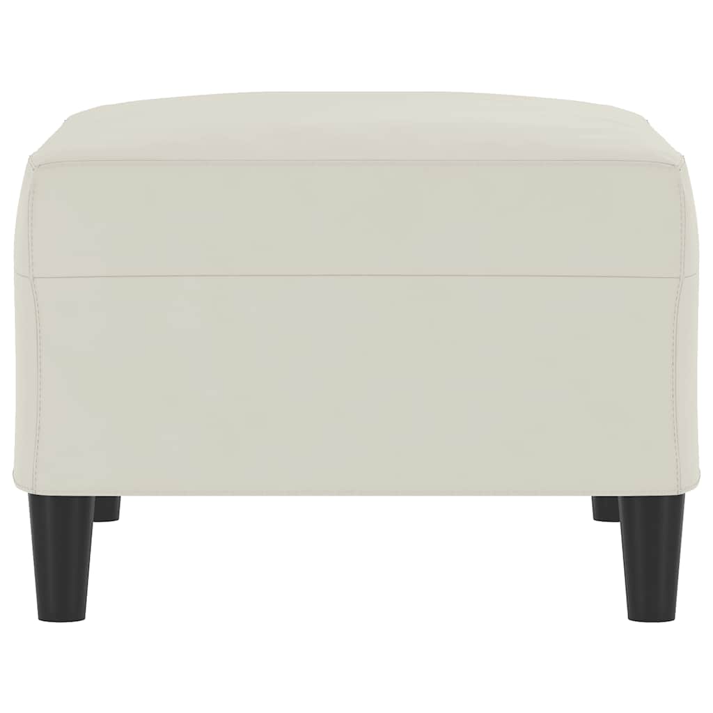 Fußhocker Hellgrau 60x50x41 cm Samt