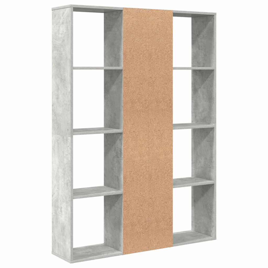Raumteiler/Bücherregal Weiß 100x24x140 cm Holzwerkstoff