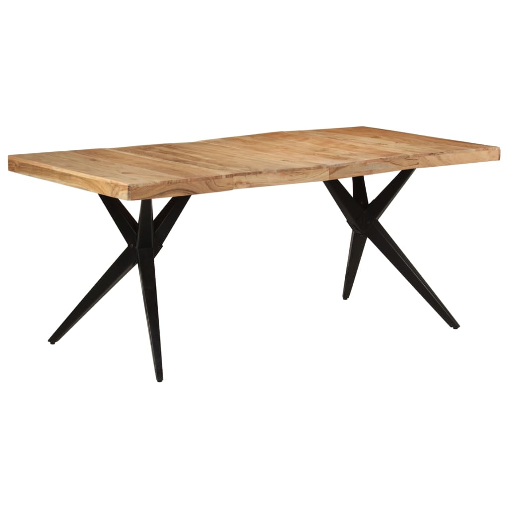 Esstisch 160x80x76 cm Massivholz Akazie