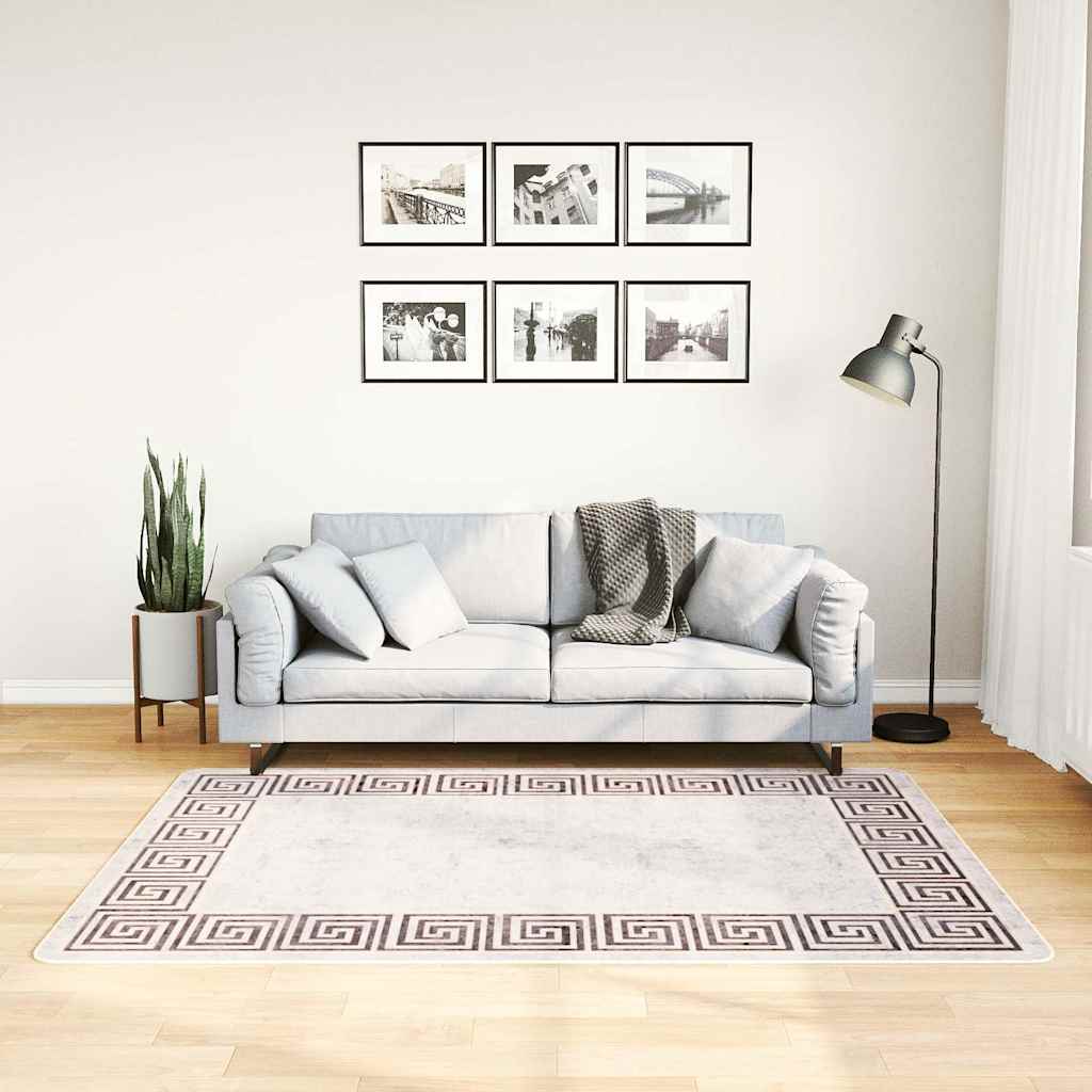 Teppich Waschbar Mehrfarbig 160x230 cm