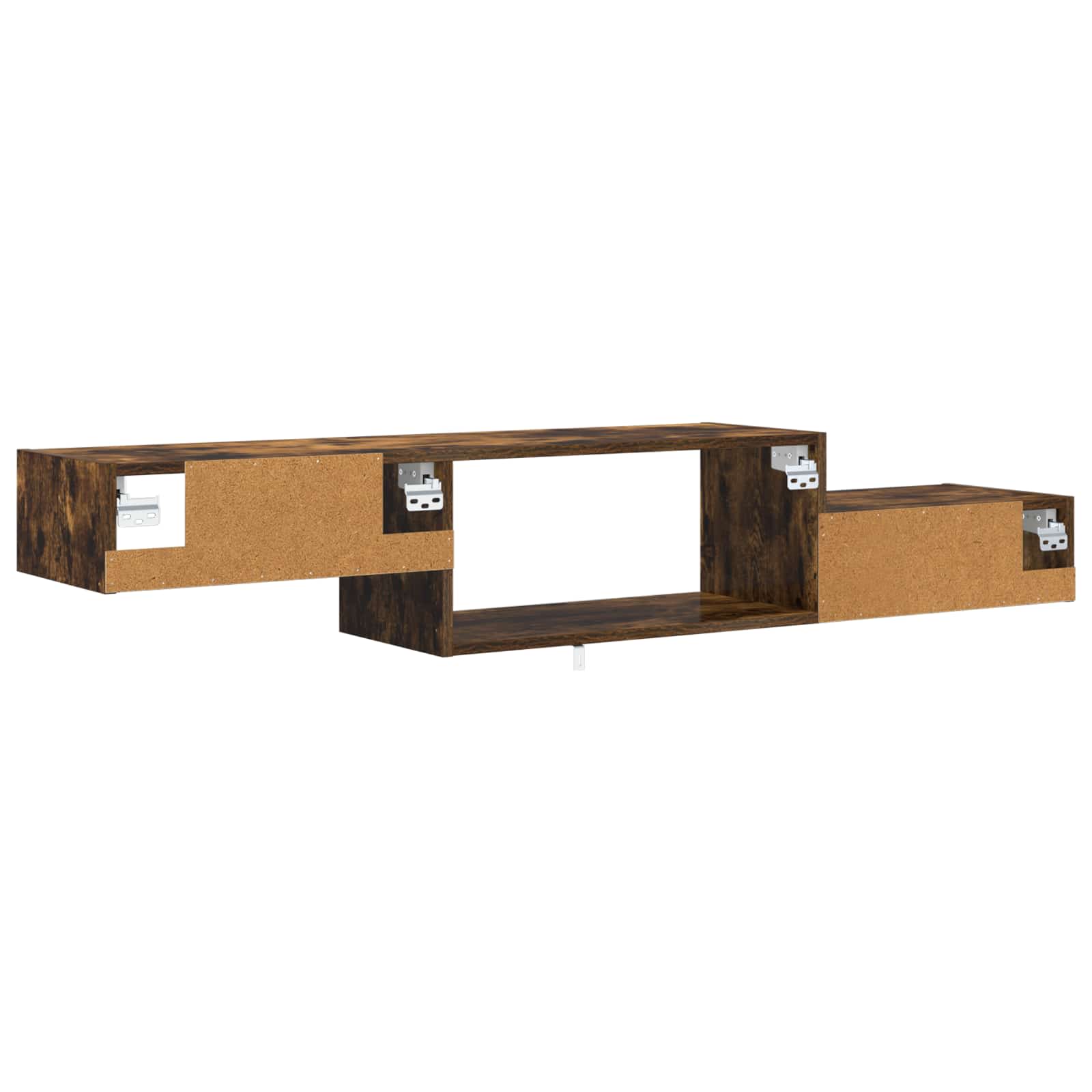 Wandmontierter TV-Schrank Wandhalterung Weiß 150 x 28 x 26 cm