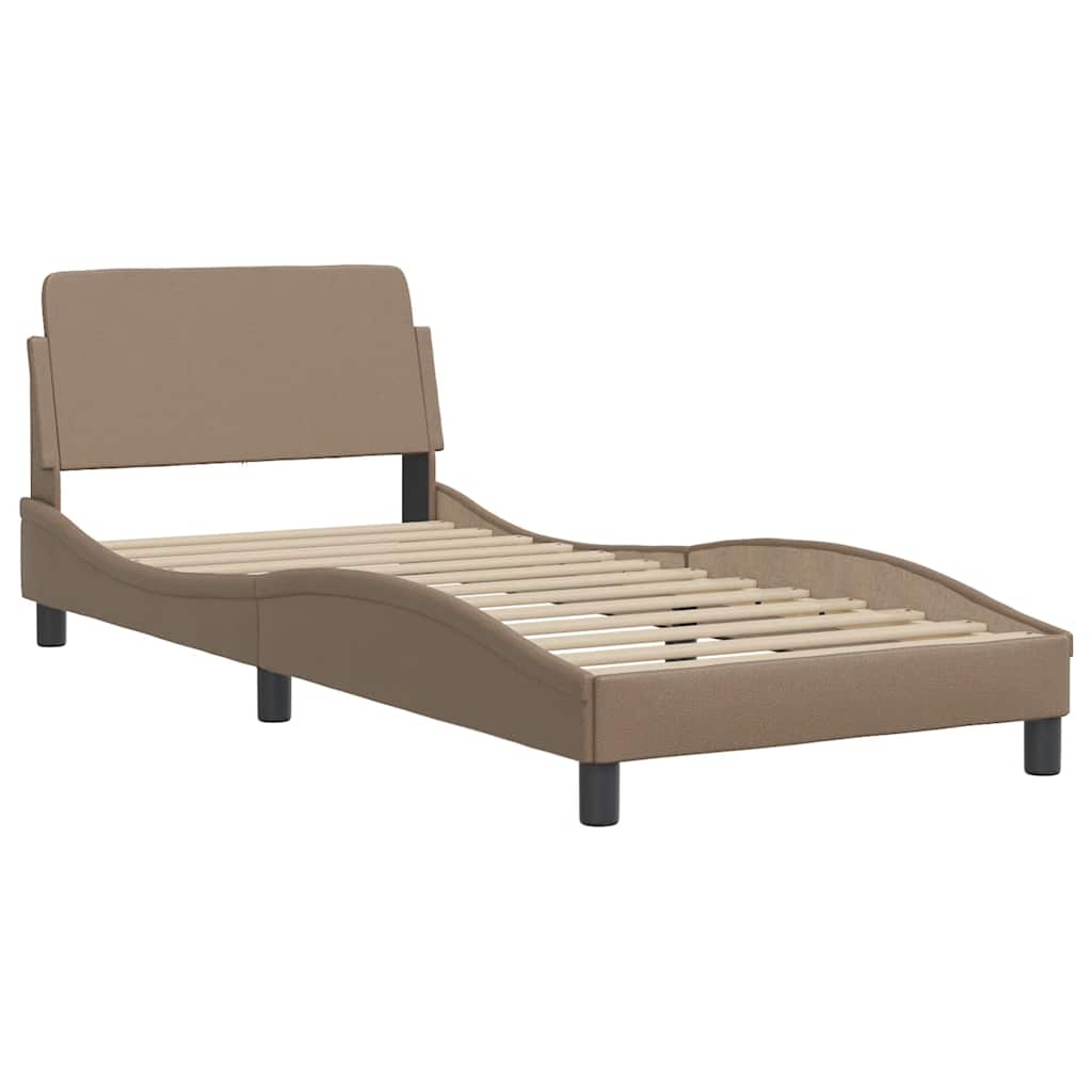 Bettgestell "Dover" Schwarz 80x200 cm Kunstleder