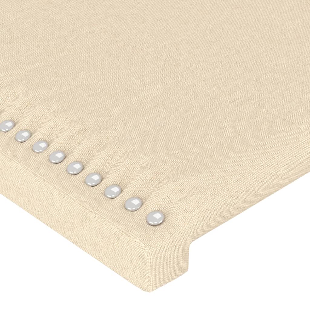 Kopfteil mit Ohren Dunkelgrau 83x23x78/88 cm Stoff