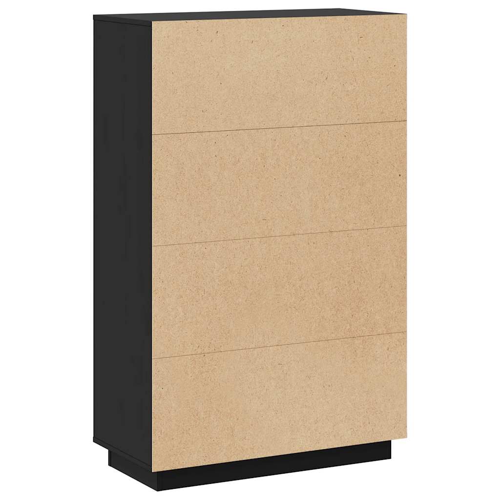 Highboard 74x35x117 cm Massivholz Kiefer