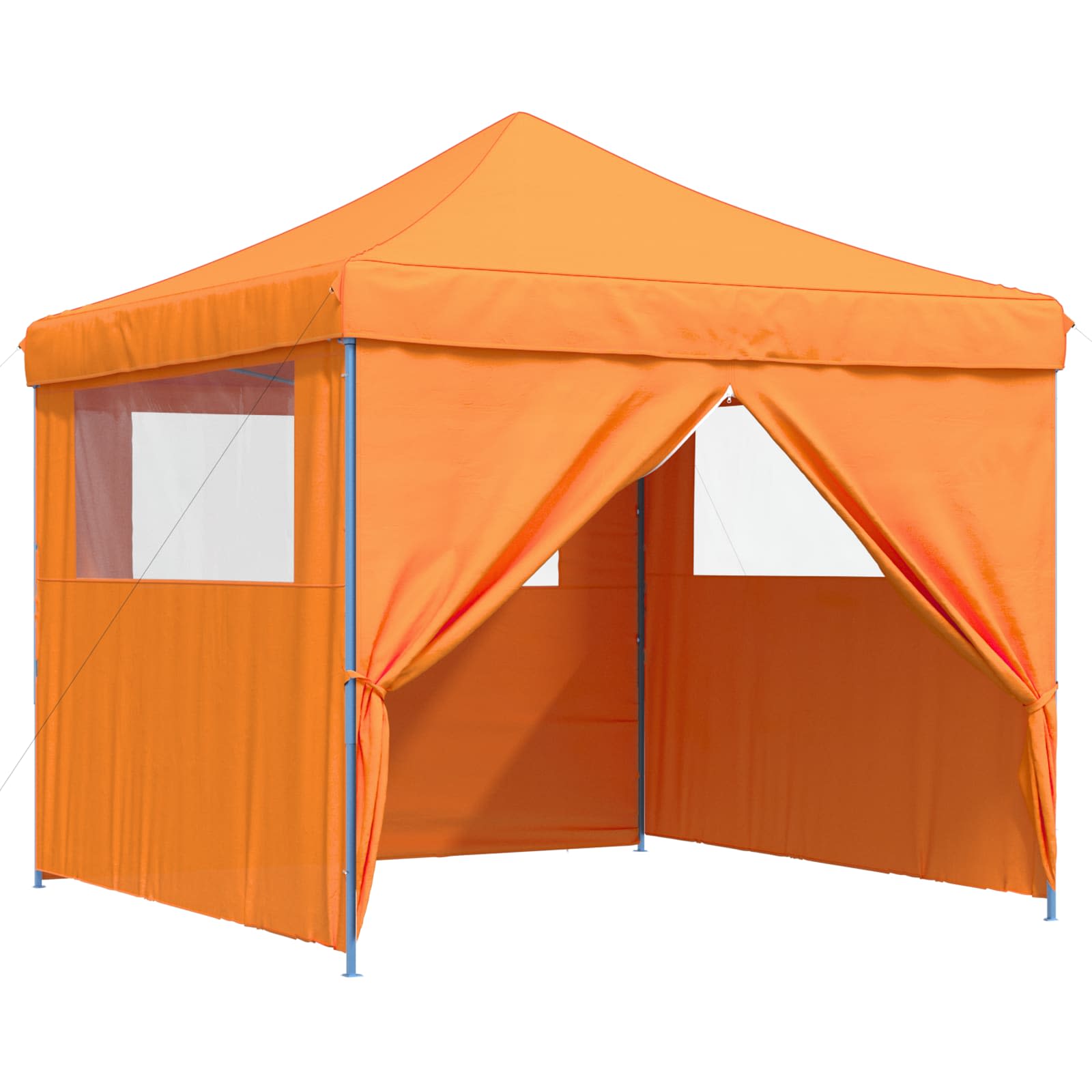 Partyzelt Faltbar Pop-Up Schwarz 292x292x315 cm