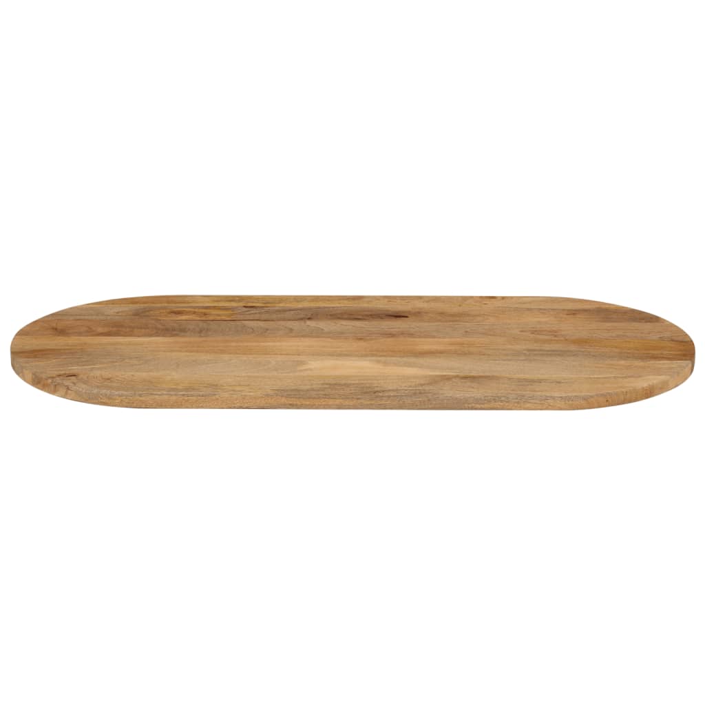 Tischplatte 110x40x2,5 cm Oval Massivholz Mango