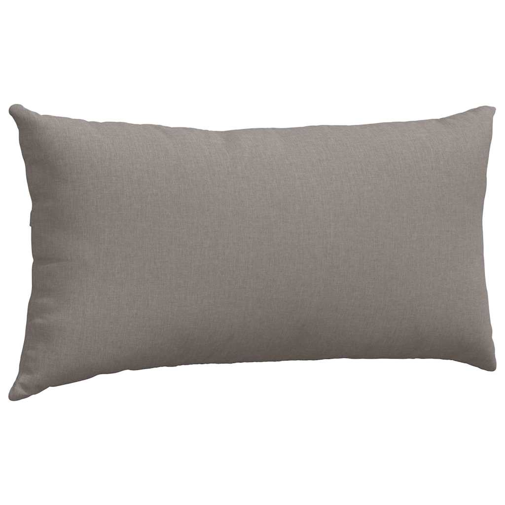 Sofakissen 2 pcs Hellgrau 50 x 30 cm Stoff