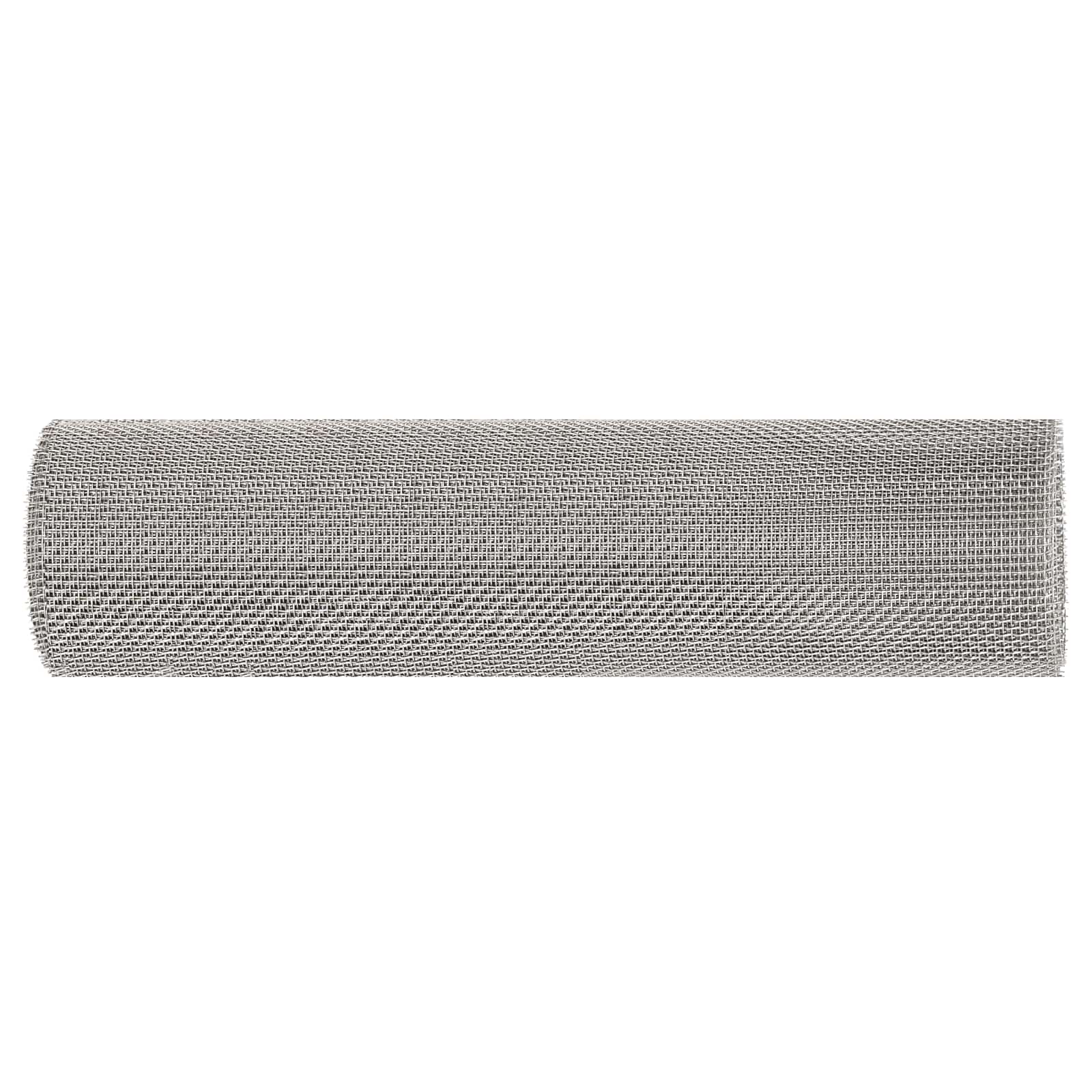 Mesh Bildschirm 20 x 500 cm 20 Mesh Edelstahl 201 Silber