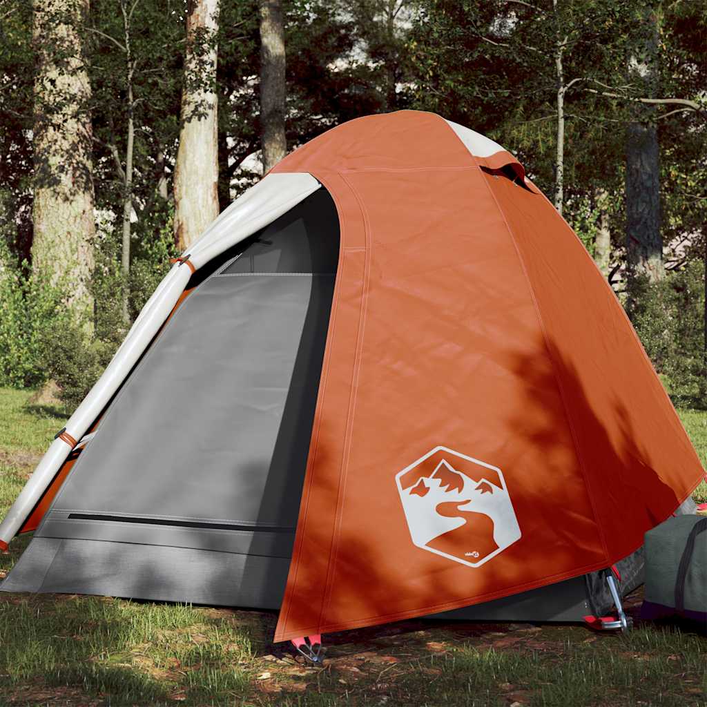 Kuppel-Campingzelt 2 Personen Olivgrün Wasserdicht