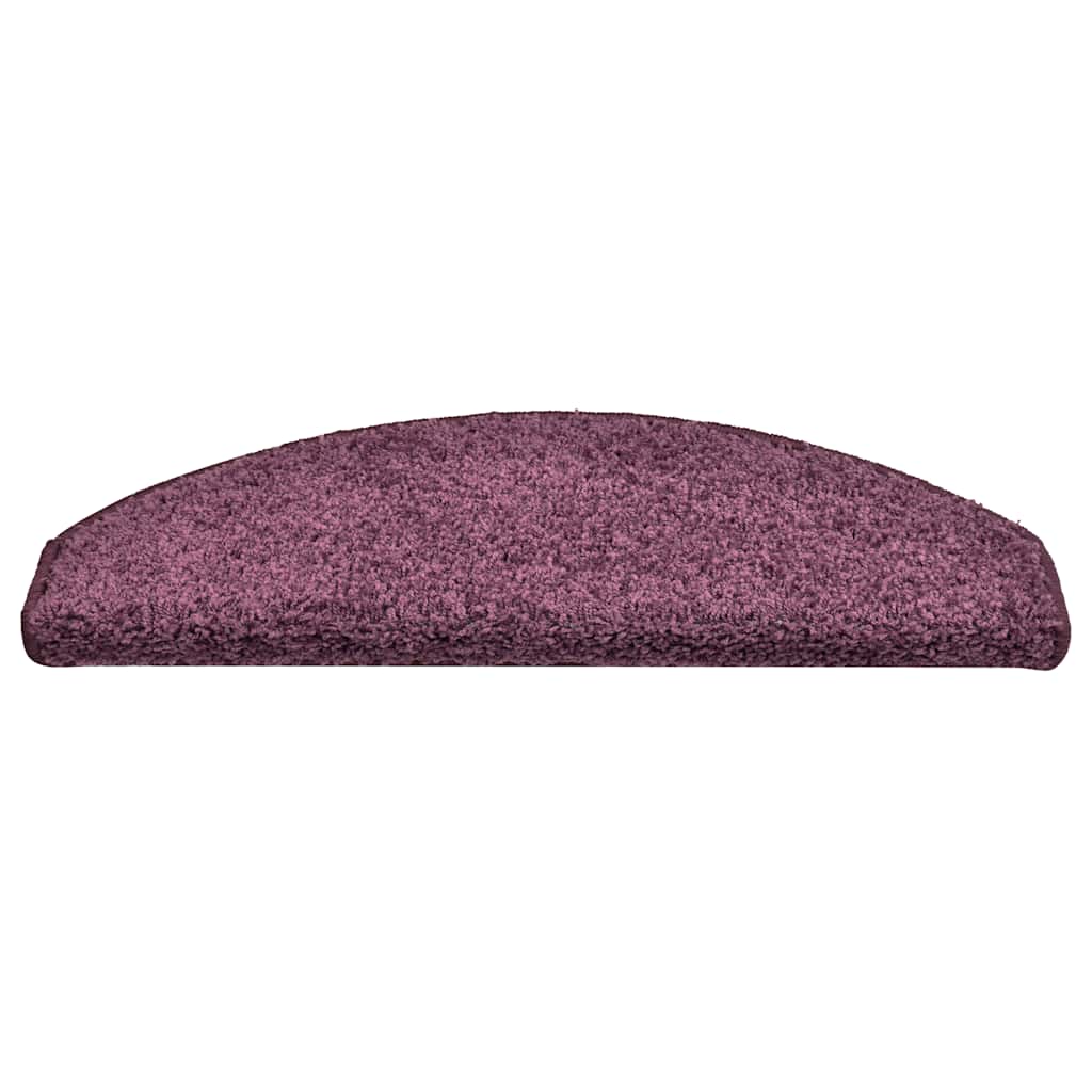 Stufenmatten 15 Stk. 56x17x3 cm Grau Halbrund