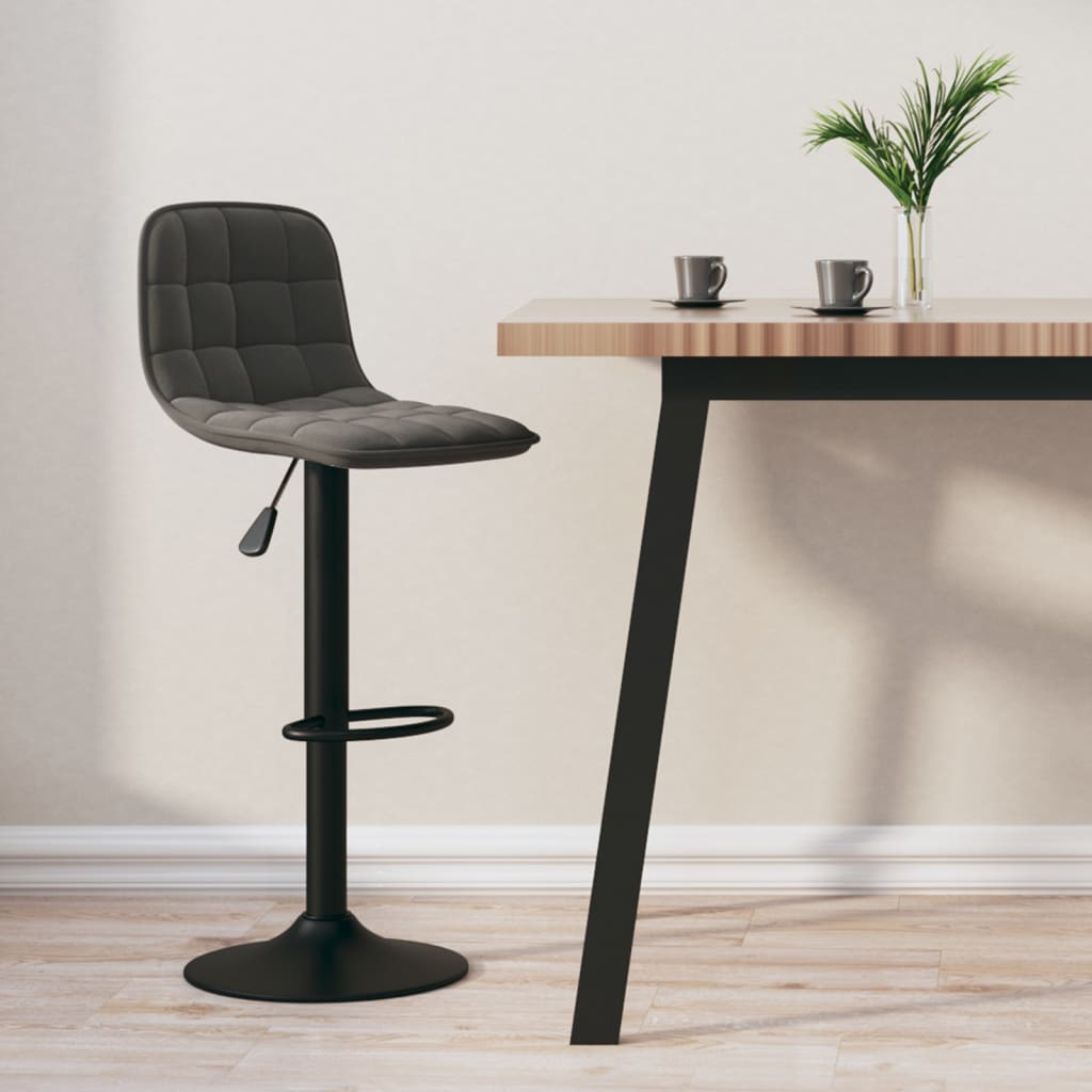 Barhocker 2 Stk. Hellgrün Samt
