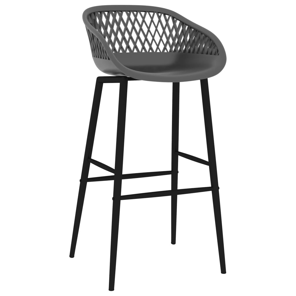 Barhocker 2 Stk. Schwarz