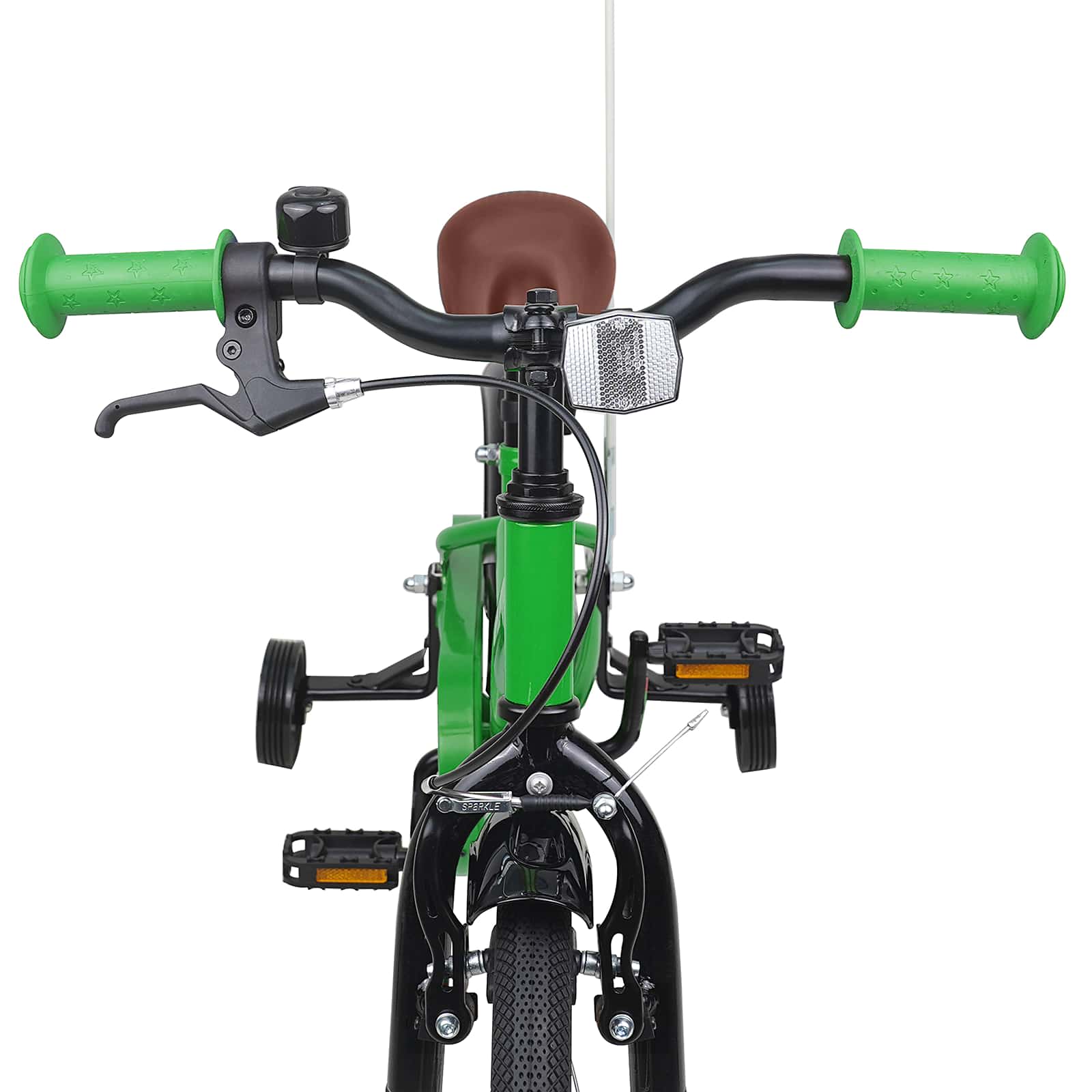 Kinderfahrrad 12 Zoll für 2-4 Jahre alt Schwarz