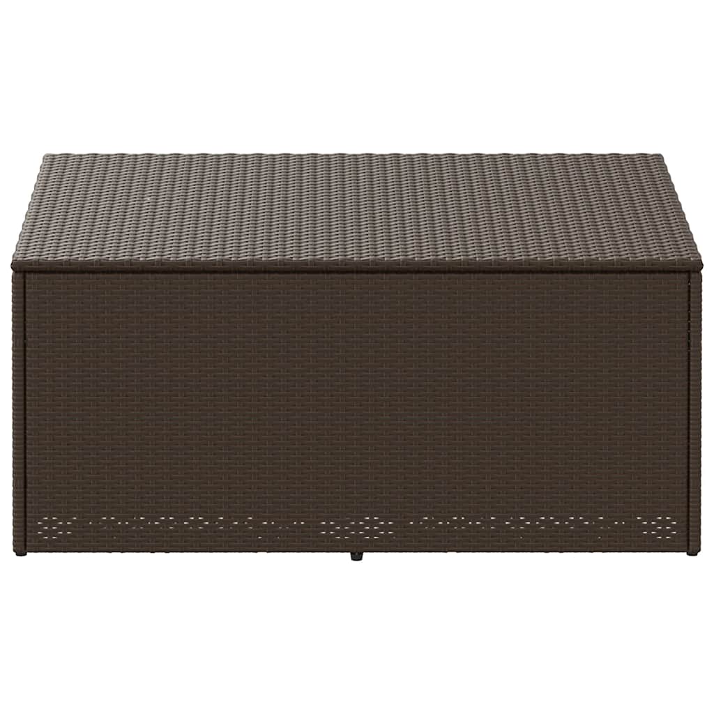 Garten-Aufbewahrungsbox Schwarz 110 x 50 x 58 cm Poly Rattan