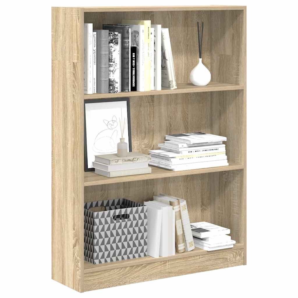 Bücherregal Weiß 40x24x75 cm Holzwerkstoff
