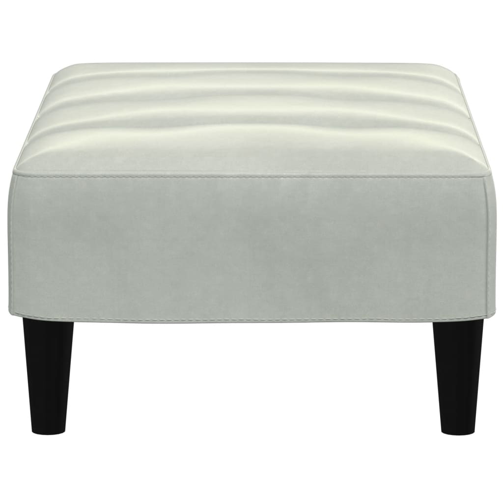 Fußhocker Blau 77x55x31 cm Samt