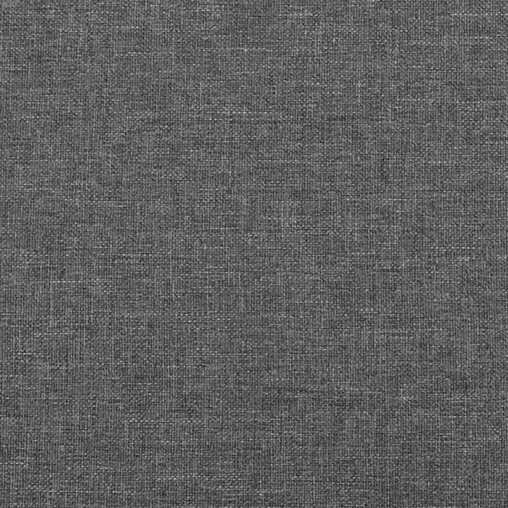 Kopfteil mit Ohren Dunkelgrau 83x23x78/88 cm Stoff