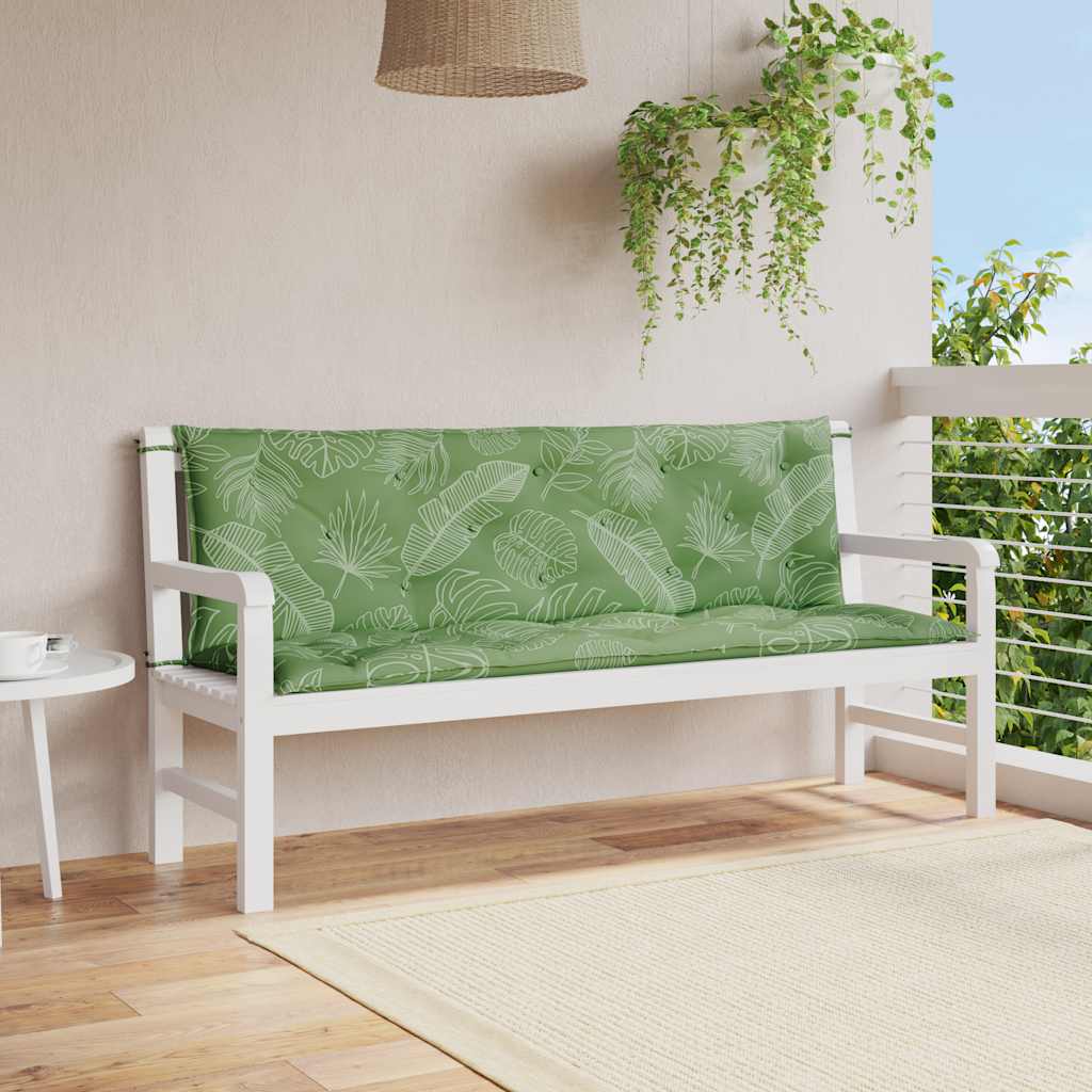 Gartenbank-Auflage Anthrazit 100x(50+50)x7 cm Oxford-Gewebe