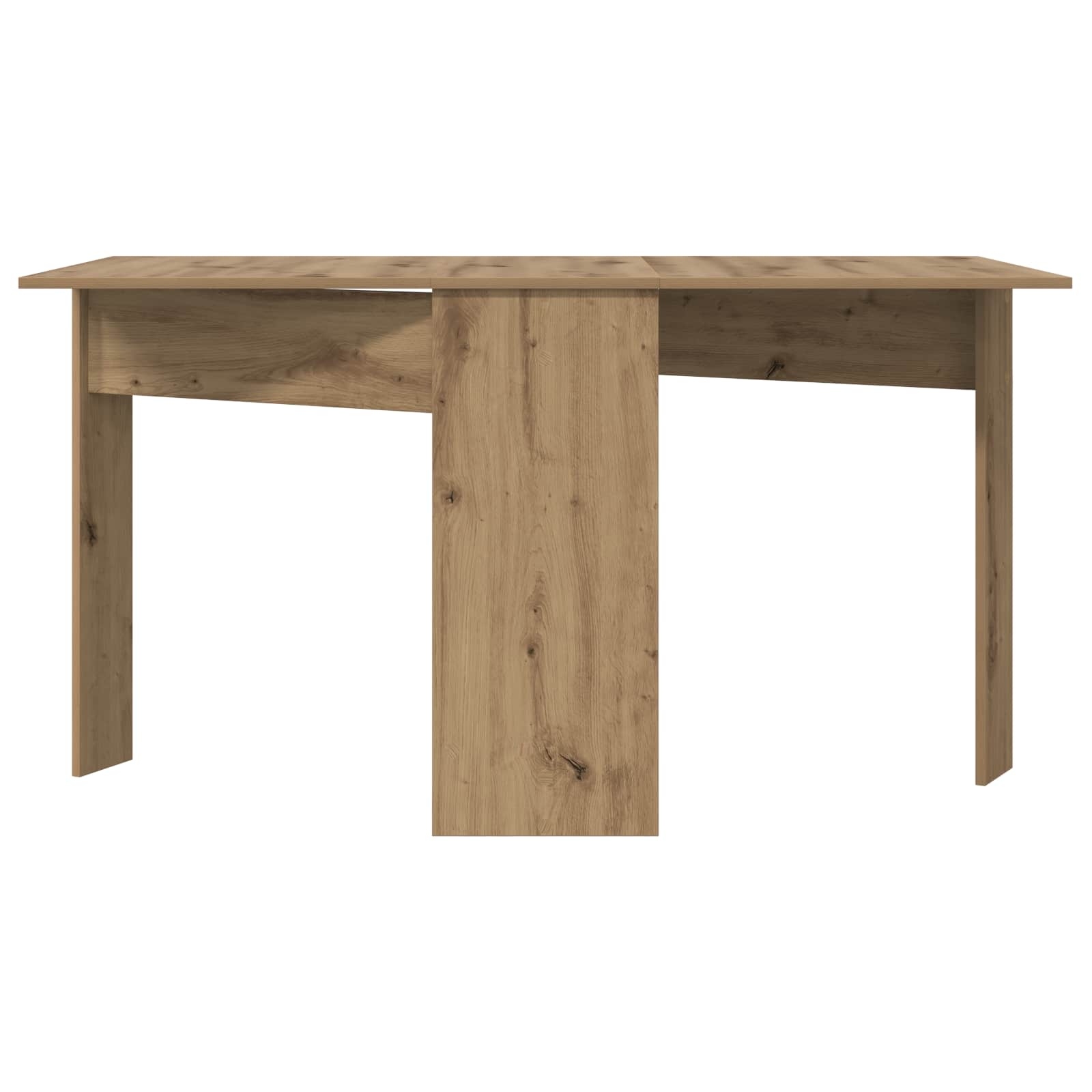 Esstisch 138 x 70 x 73,5 cm Holzwerkstoff Weiß Rechtwinklig